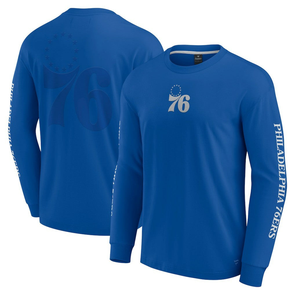 Royal Philadelphia 76ers Elements Strive Long Sleeve T-Shirt  | NBA