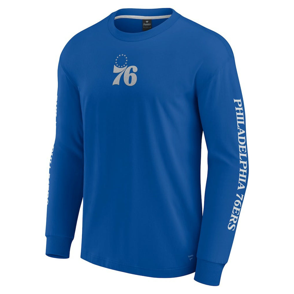 Royal Philadelphia 76ers Elements Strive Long Sleeve T-Shirt  | NBA