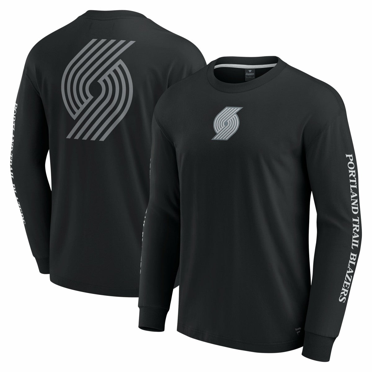 Black Portland Trail Blazers Elements Strive Long Sleeve T-Shirt  | NBA