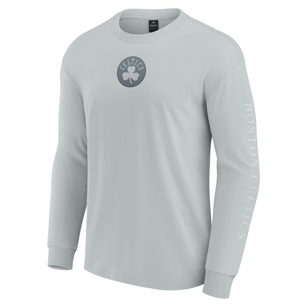 Gray Boston Celtics Elements Strive Long Sleeve T-Shirt  | NBA
