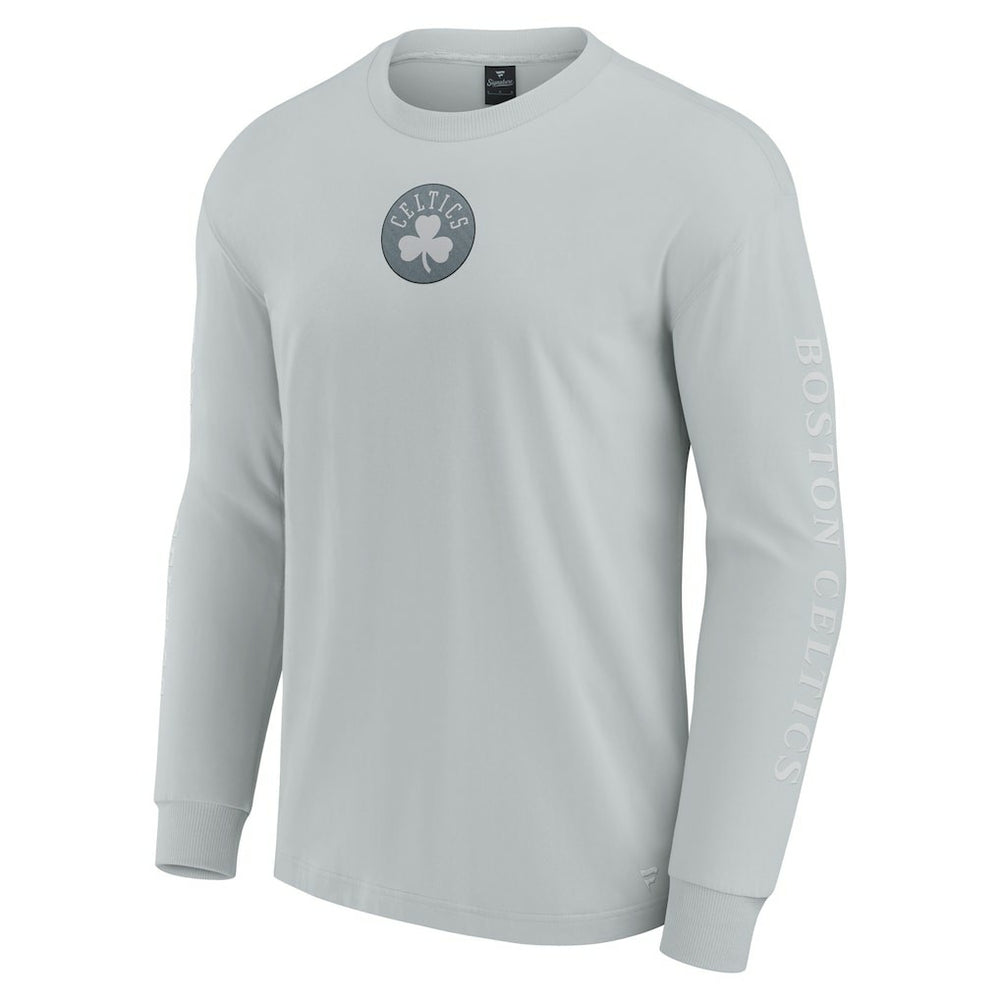 Gray Boston Celtics Elements Strive Long Sleeve T-Shirt  | NBA