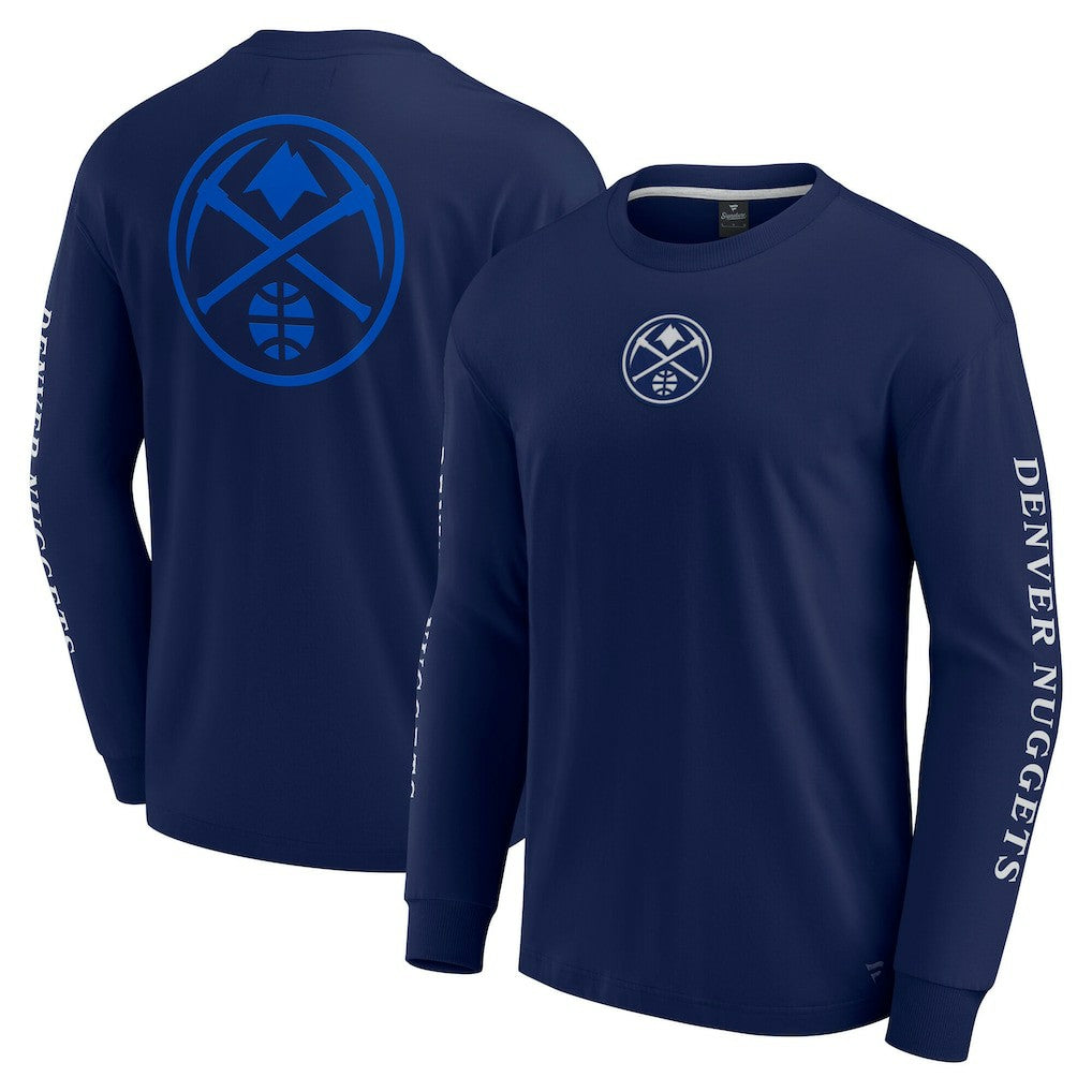 Navy Denver Nuggets Elements Strive Long Sleeve T-Shirt  sale | NBA