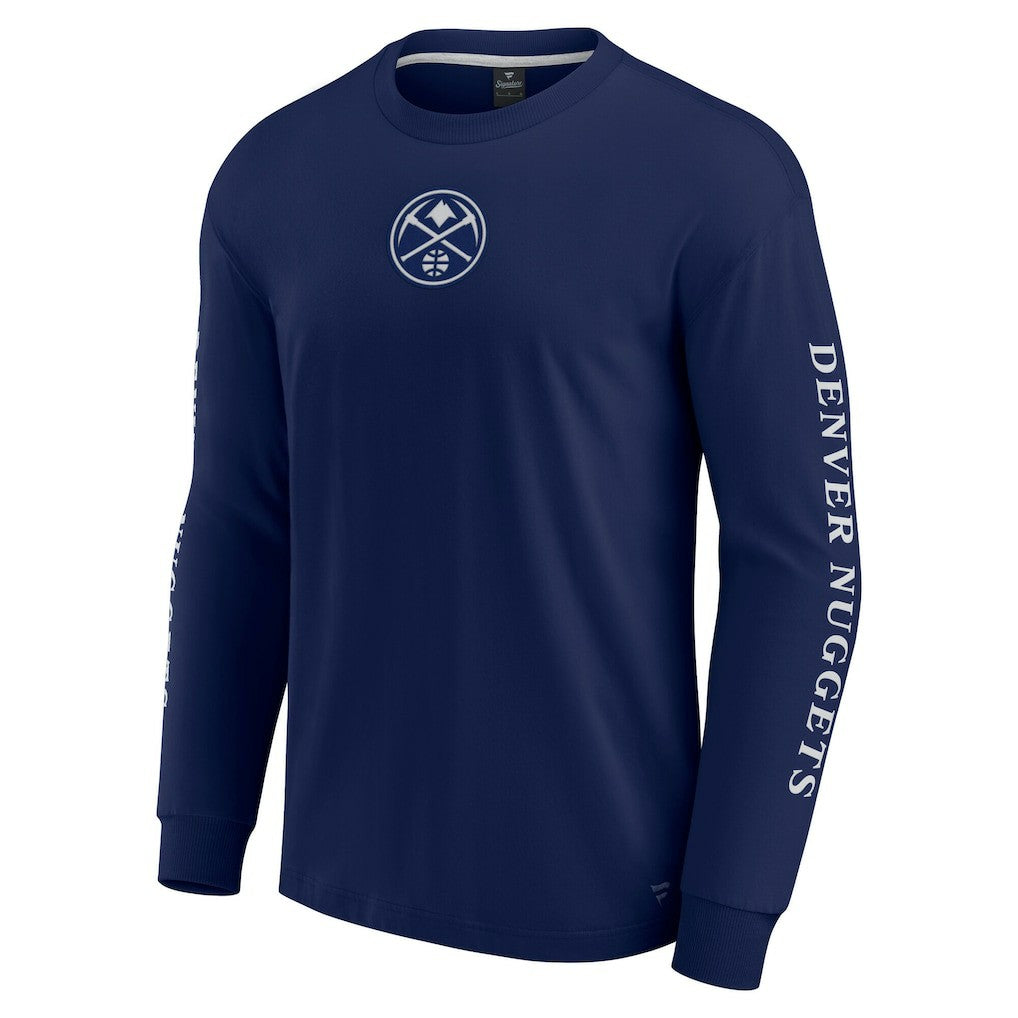 Navy Denver Nuggets Elements Strive Long Sleeve T-Shirt  sale | NBA