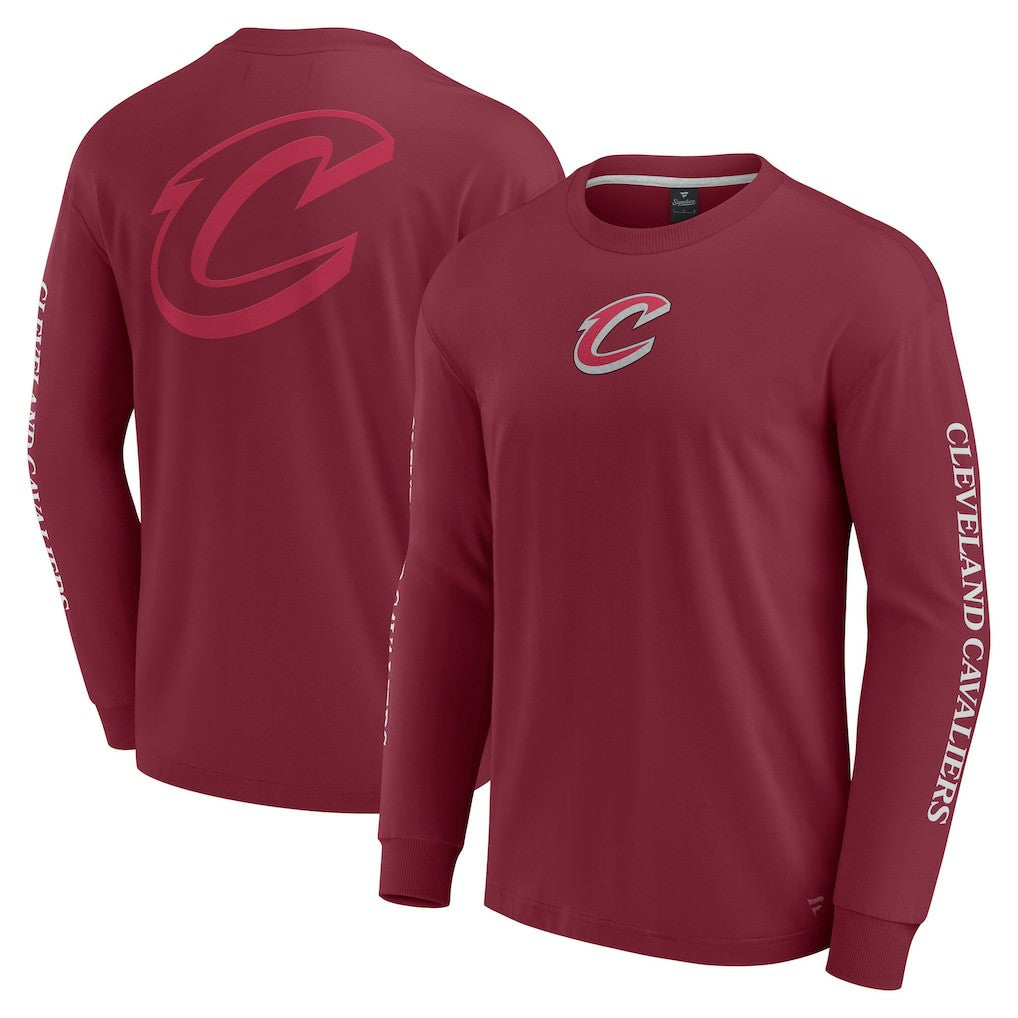 Wine Cleveland Cavaliers Elements Strive Long Sleeve T-Shirt  sale | NBA