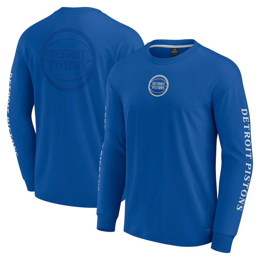 Blue Detroit Pistons Elements Strive Long Sleeve T-Shirt  sale | NBA