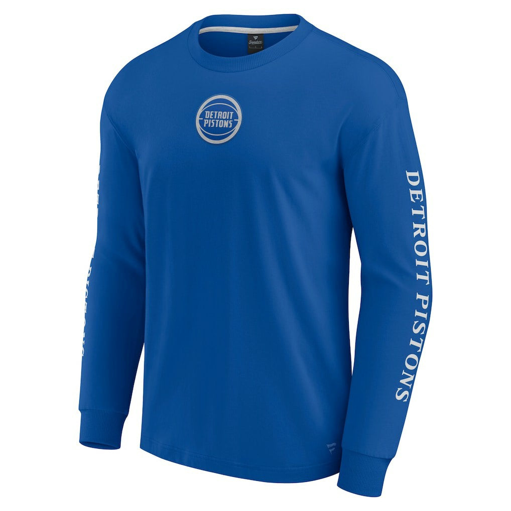 Blue Detroit Pistons Elements Strive Long Sleeve T-Shirt  sale | NBA