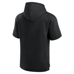 Black Philadelphia 76ers Elements Ready Short Sleeve Pullover Hoodie | NBA