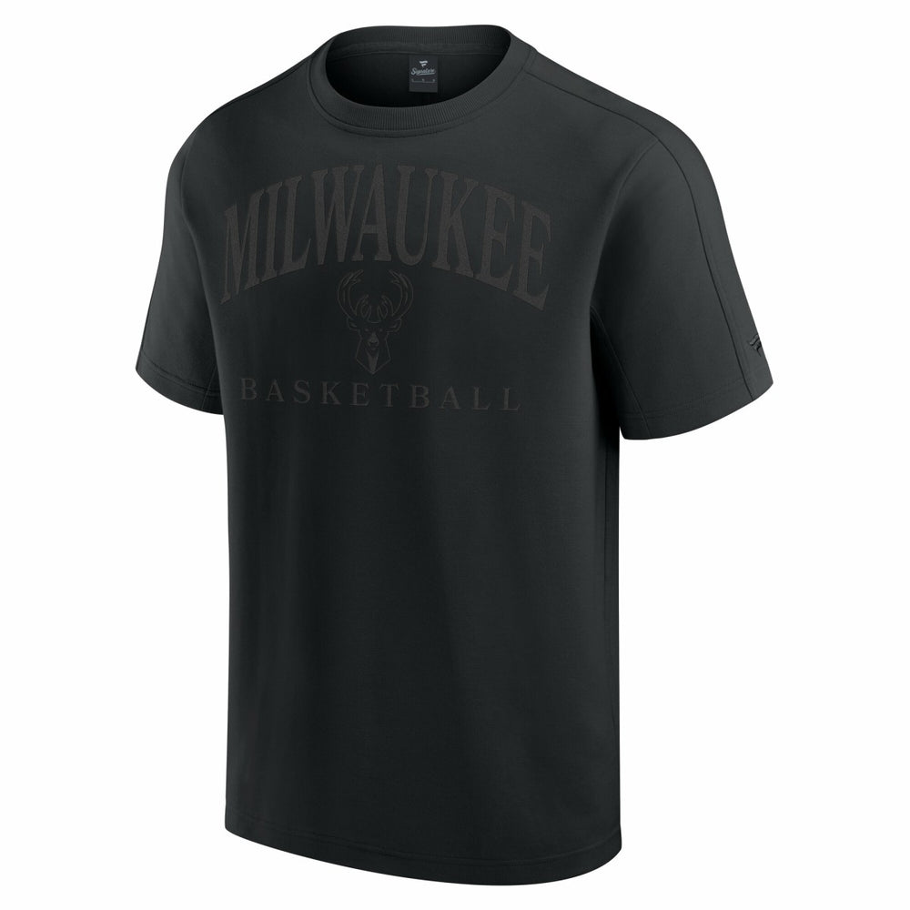 Black Milwaukee Bucks Flex Tri-Blend T-Shirt | NBA