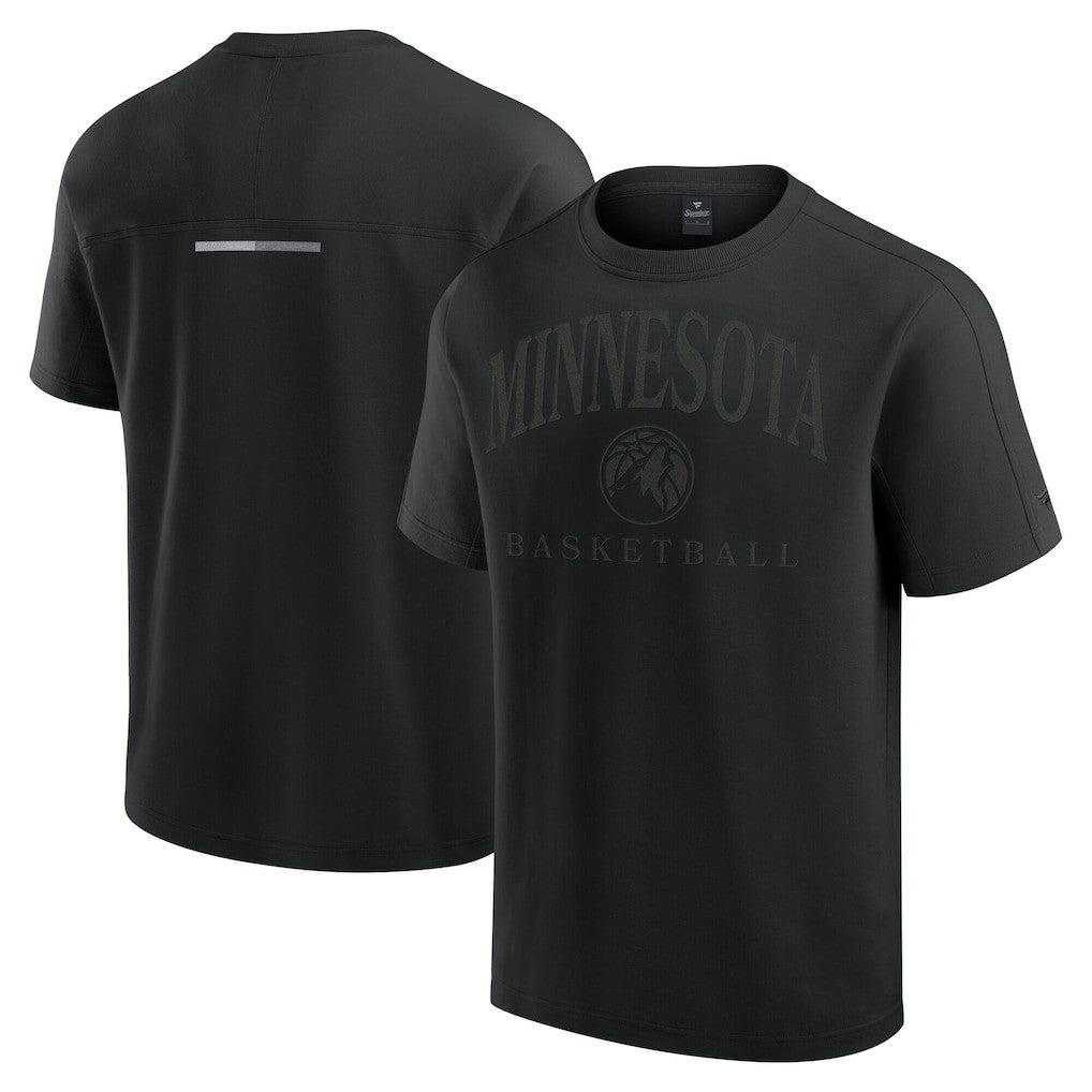 Black Minnesota Timberwolves Flex Tri-Blend T-Shirt | NBA