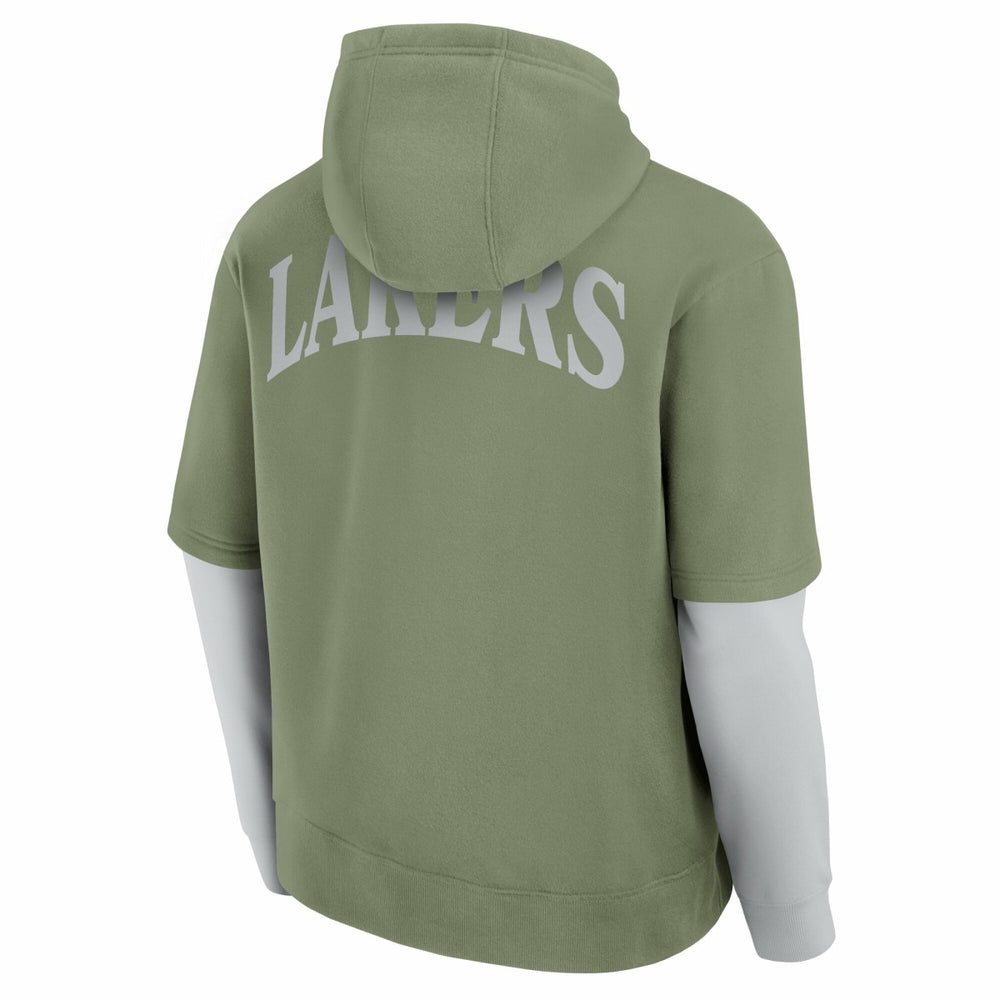 Olive Los Angeles Lakers Elements Sleek Pullover Hoodie | NBA