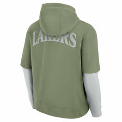 Olive Los Angeles Lakers Elements Sleek Pullover Hoodie | NBA