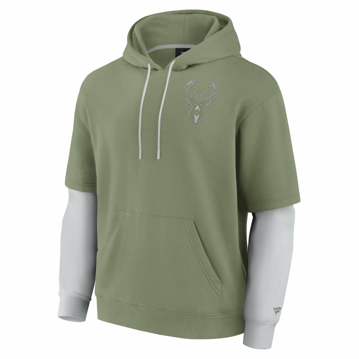 Olive Milwaukee Bucks Elements Sleek Pullover Hoodie | NBA