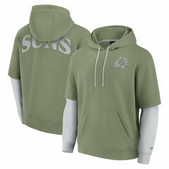 Olive Phoenix Suns Elements Sleek Pullover Hoodie | NBA
