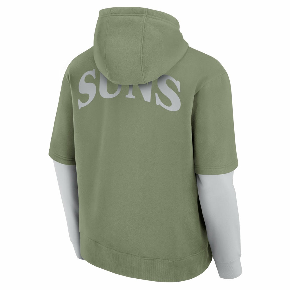 Olive Phoenix Suns Elements Sleek Pullover Hoodie | NBA