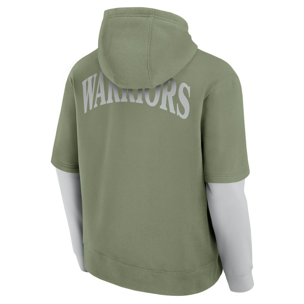 Olive Golden State Warriors Elements Sleek Pullover Hoodie sale | NBA