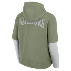 Olive Golden State Warriors Elements Sleek Pullover Hoodie sale | NBA