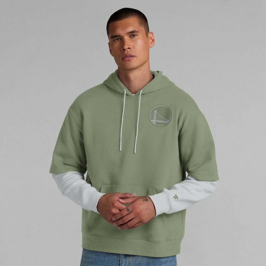 Olive Golden State Warriors Elements Sleek Pullover Hoodie sale | NBA