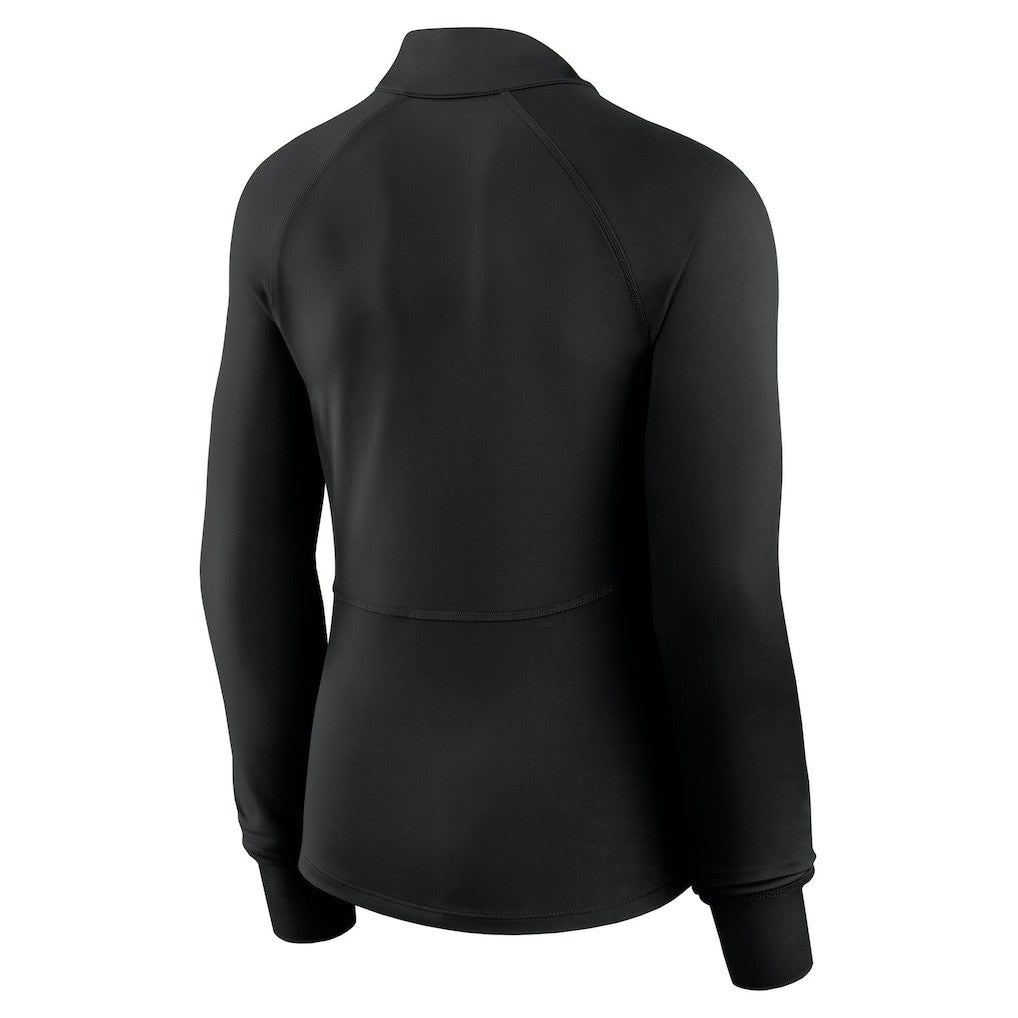 Black Boston Celtics Women's Elements Match Raglan Quarter-Zip Top | NBA