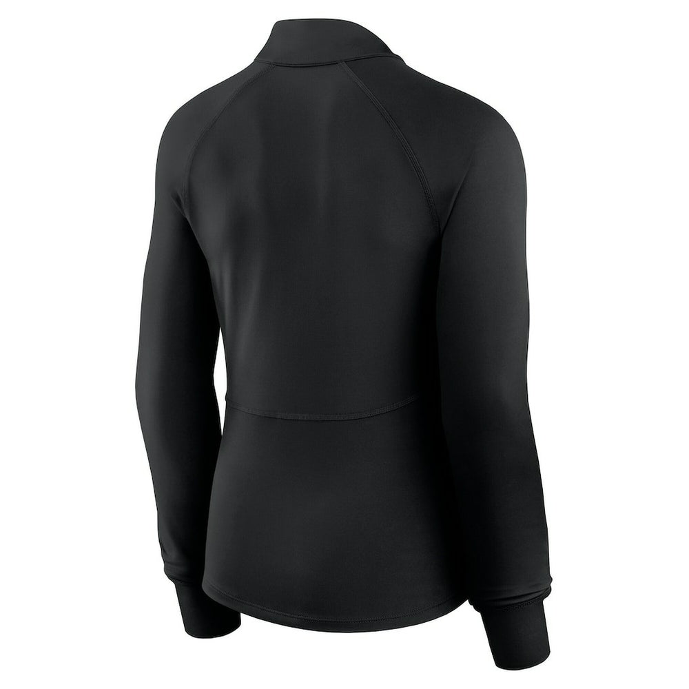 Black Boston Celtics Women's Elements Match Raglan Quarter-Zip Top | NBA