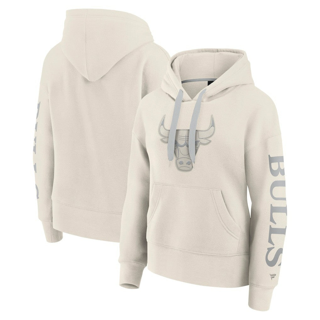 Cream Chicago Bulls Women's Elements Next Pullover Hoodie | NBA