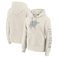 Cream Oklahoma City Thunder Women's Elements Next Pullover Hoodie | NBA