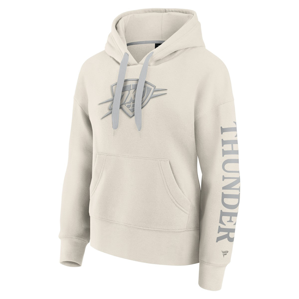 Cream Oklahoma City Thunder Women's Elements Next Pullover Hoodie | NBA