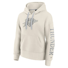 Cream Oklahoma City Thunder Women's Elements Next Pullover Hoodie | NBA