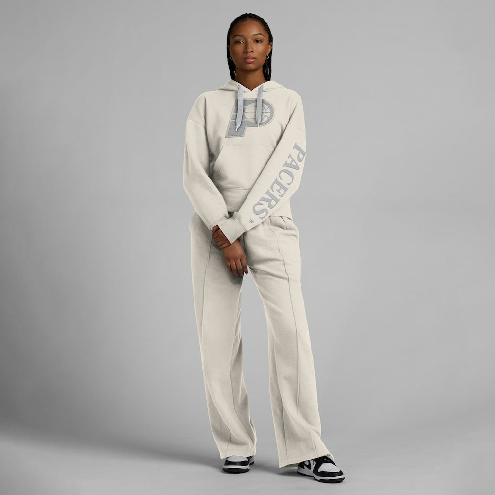 Cream Indiana Pacers Women's Elements Next Pullover Hoodie | NBA