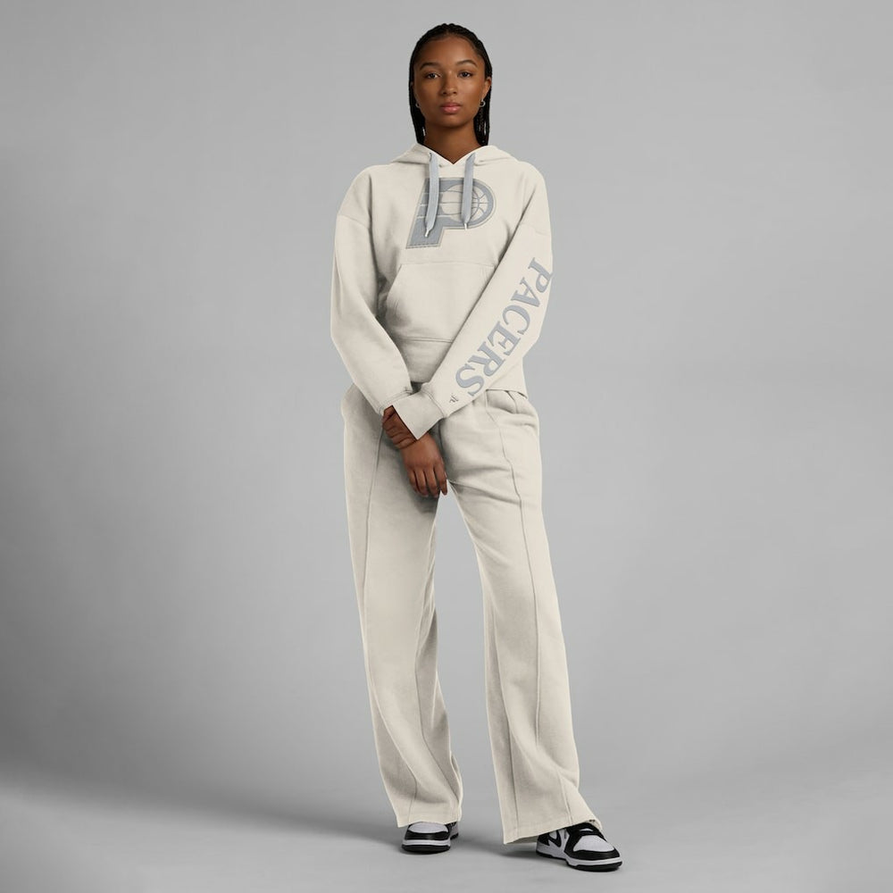 Cream Indiana Pacers Women's Elements Next Pullover Hoodie | NBA