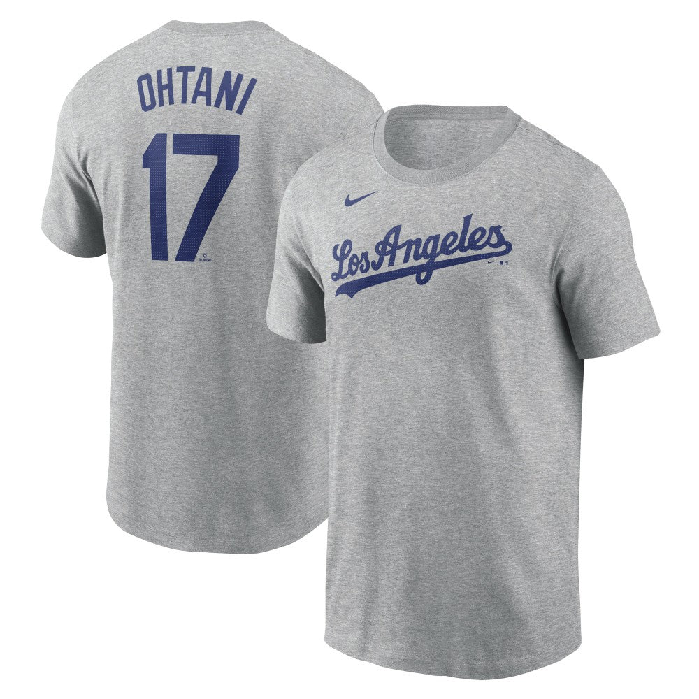 Shohei Ohtani Los Angeles Dodgers Nike 2024 Fuse Name & Number T-Shirt – Gray - MLB T-shirts