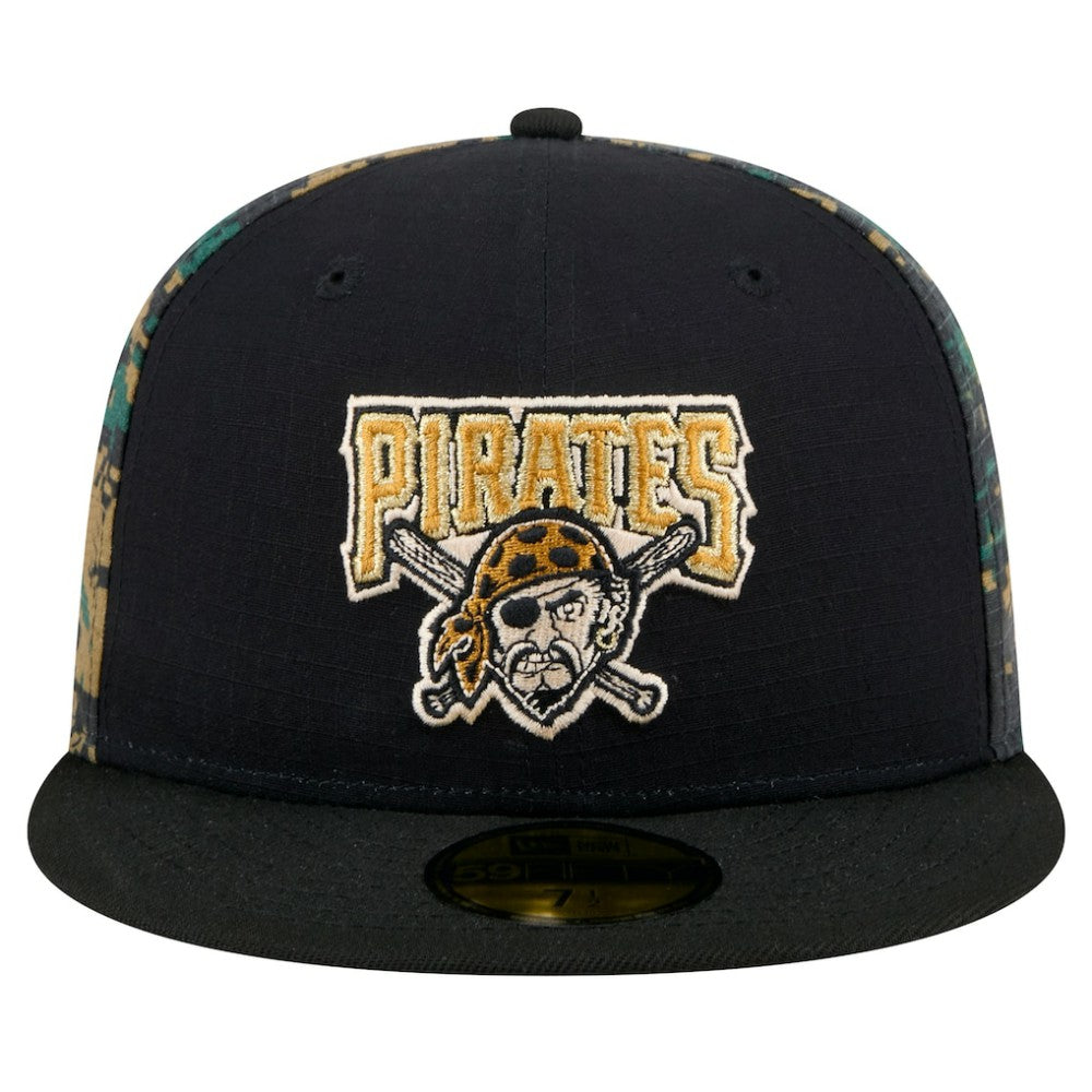 Pittsburgh Pirates New Era Digi Camo 59FIFTY Fitted Hat - MLB Hats