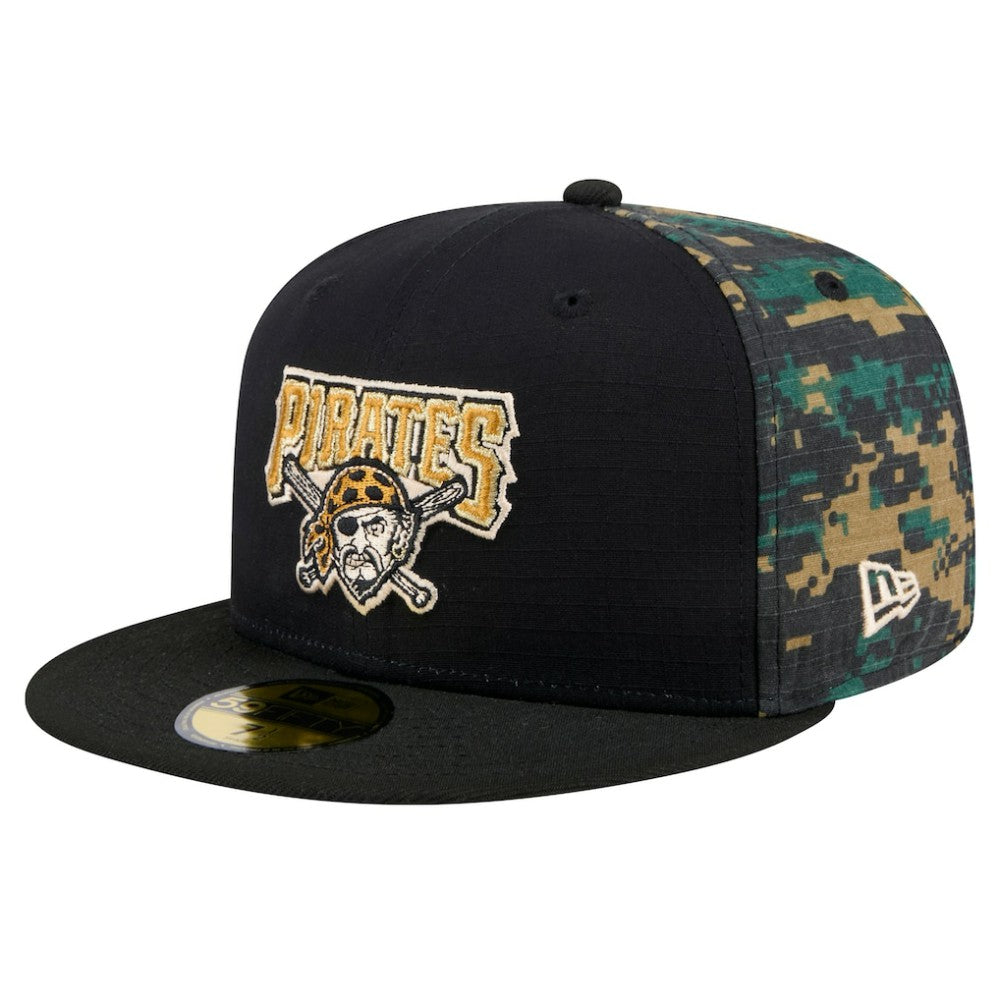 Pittsburgh Pirates New Era Digi Camo 59FIFTY Fitted Hat - MLB Hats
