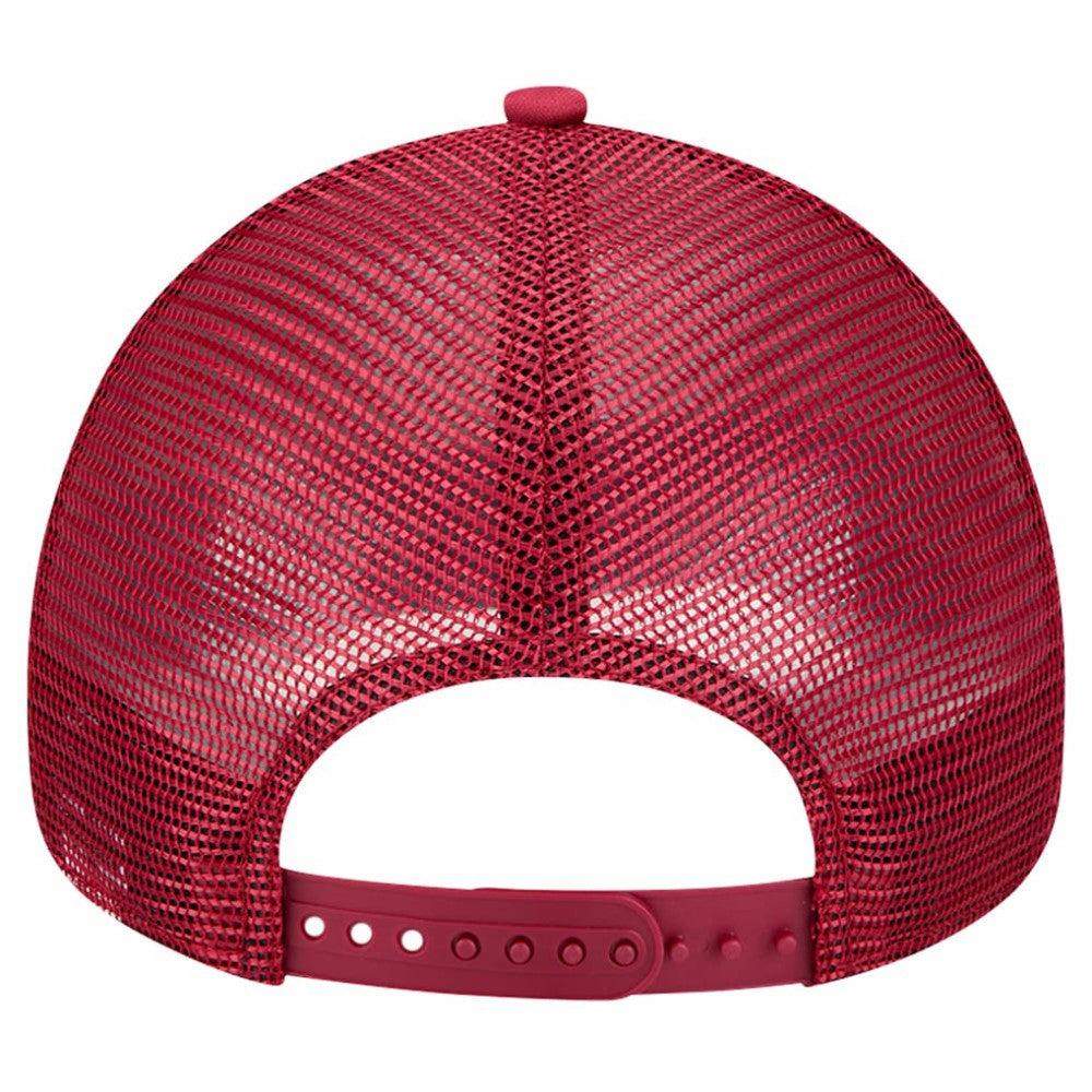 Philadelphia Phillies New Era Retro Wordmark 9FORTY A-Frame Trucker Adjustable Hat - MLB Hats