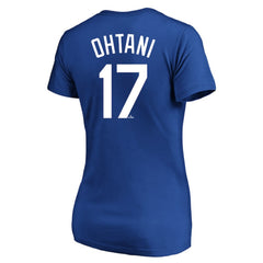 Shohei Ohtani Los Angeles Dodgers Fanatics Women's Plus Size Name & Number T-Shirt - MLB T-shirts