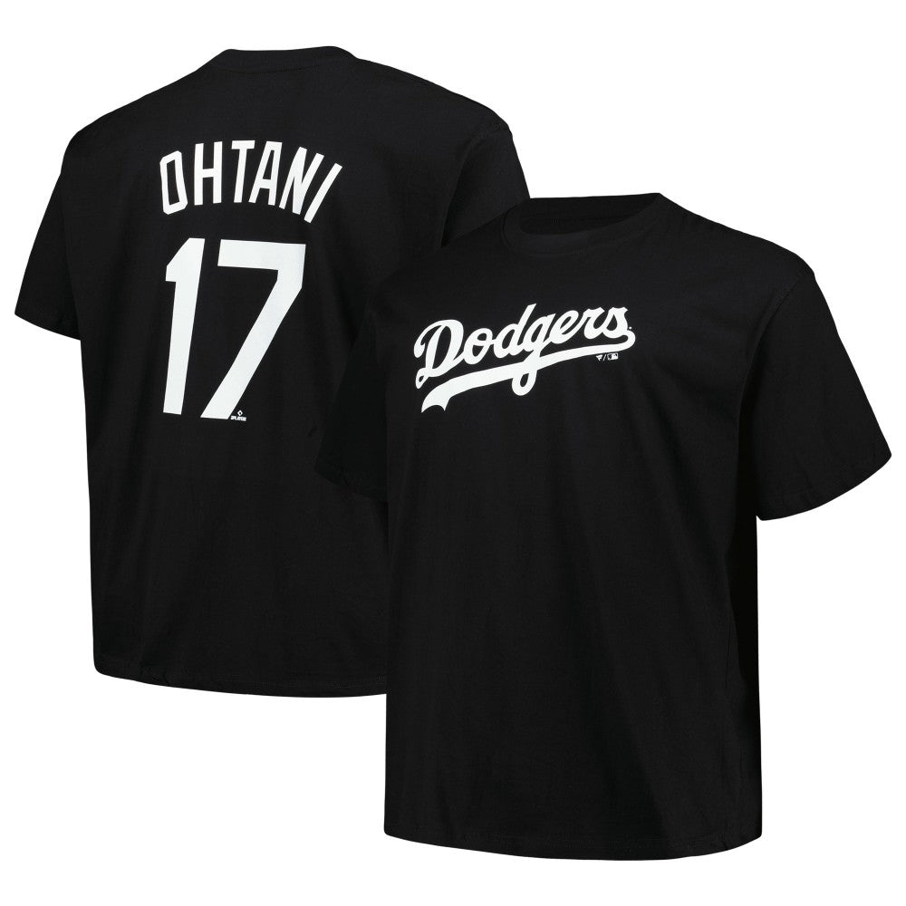 Shohei Ohtani Los Angeles Dodgers Profile Big & Tall Name & Number T-Shirt - MLB T-shirts