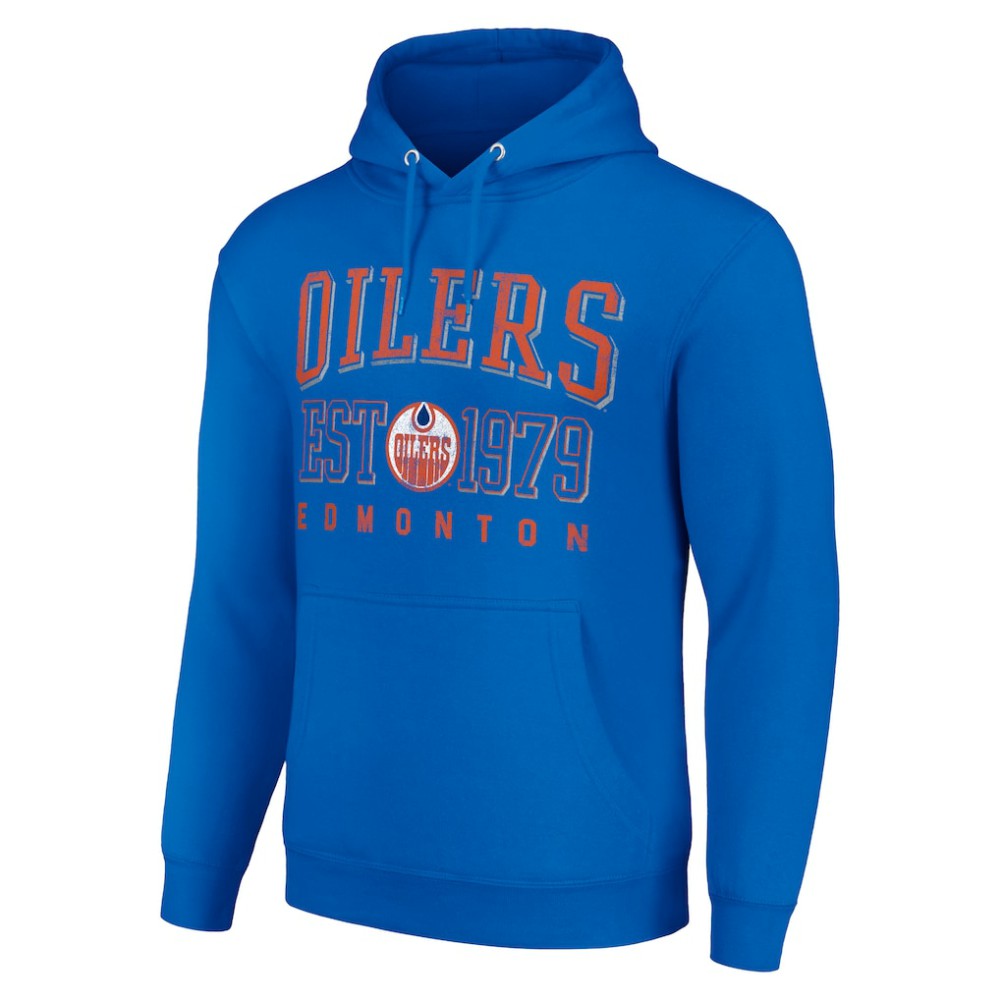 Edmonton Oilers Starter Retro Graphic Pullover Hoodie -  NHL Hoodies