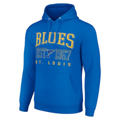 St. Louis Blues Starter Retro Graphic Pullover Hoodie -  NHL Hoodies