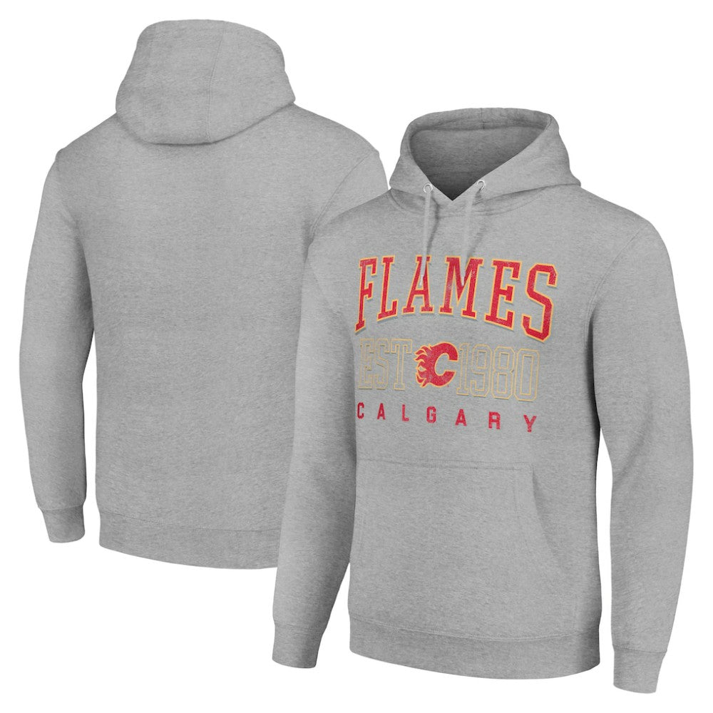 Calgary Flames Starter Retro Graphic Pullover Hoodie -  NHL Hoodies