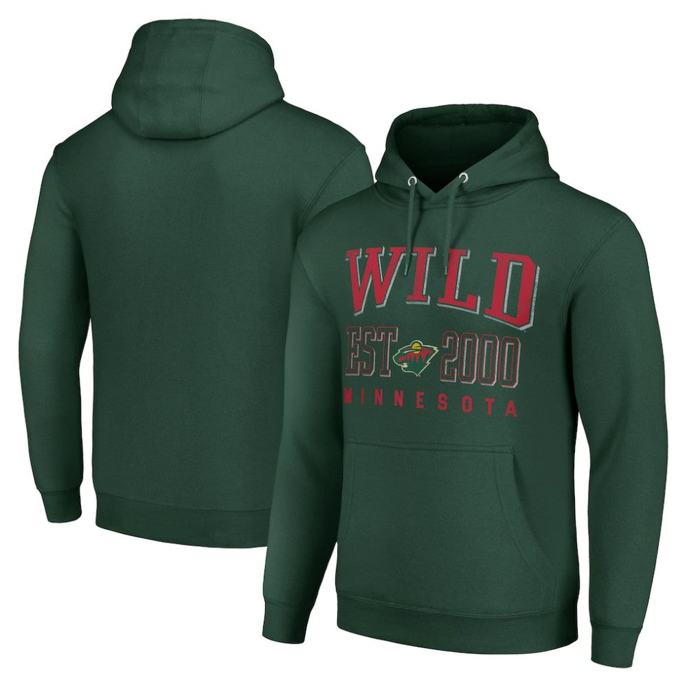 Minnesota Wild Starter Graphic Pullover Hoodie -  NHL Hoodies