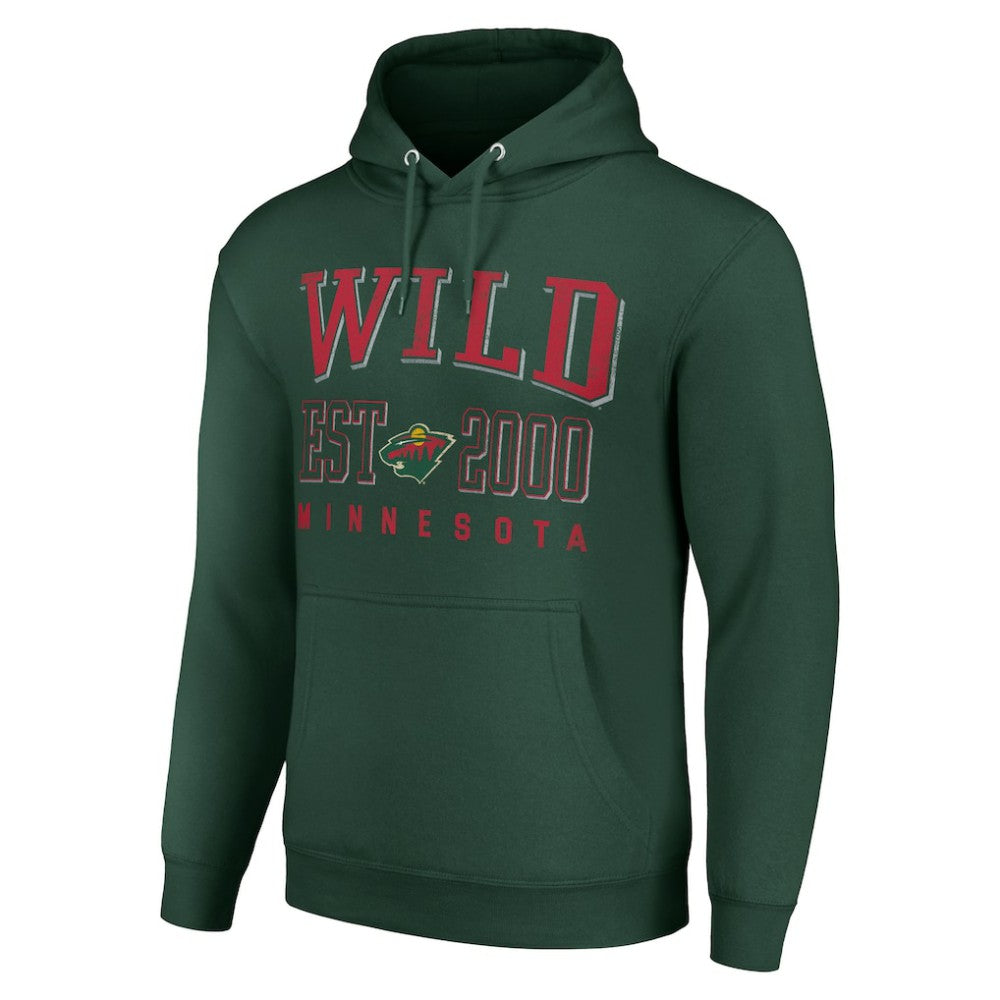 Minnesota Wild Starter Graphic Pullover Hoodie -  NHL Hoodies