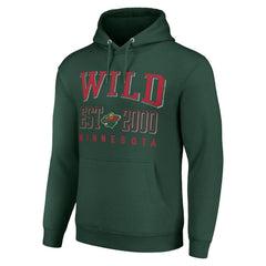 Minnesota Wild Starter Graphic Pullover Hoodie -  NHL Hoodies