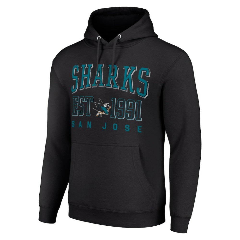 San Jose Sharks Starter Graphic Pullover Hoodie -  NHL Hoodies