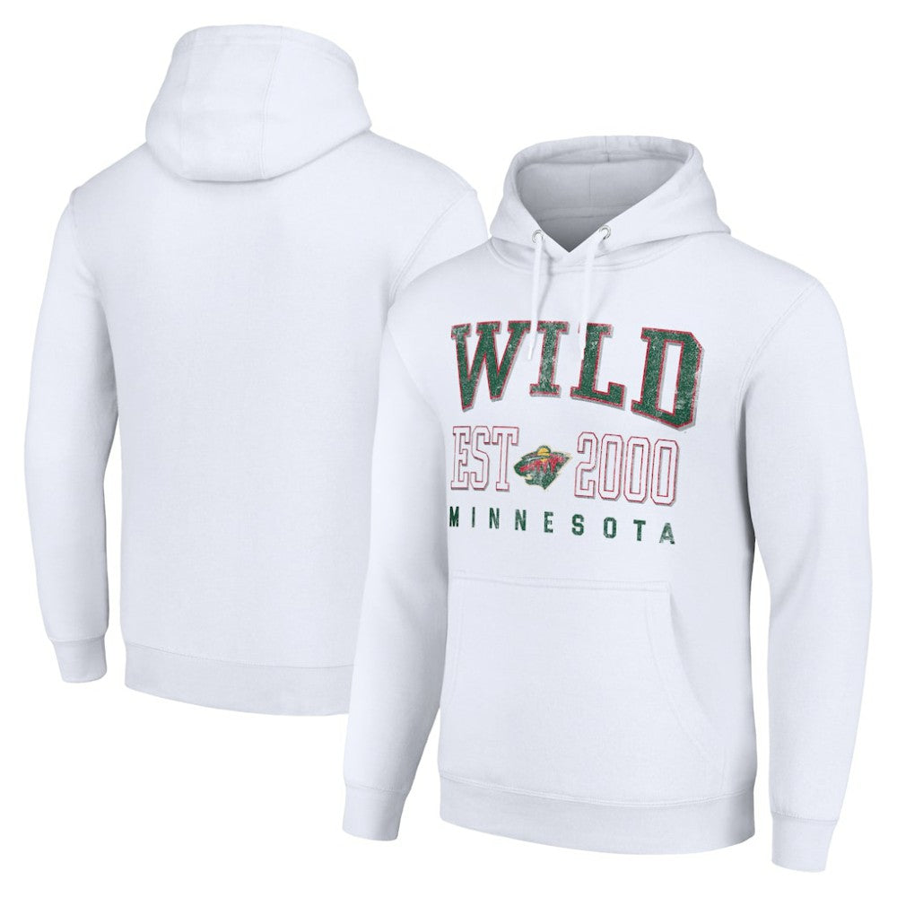 Minnesota Wild Starter Graphic Pullover Hoodie -  NHL Hoodies