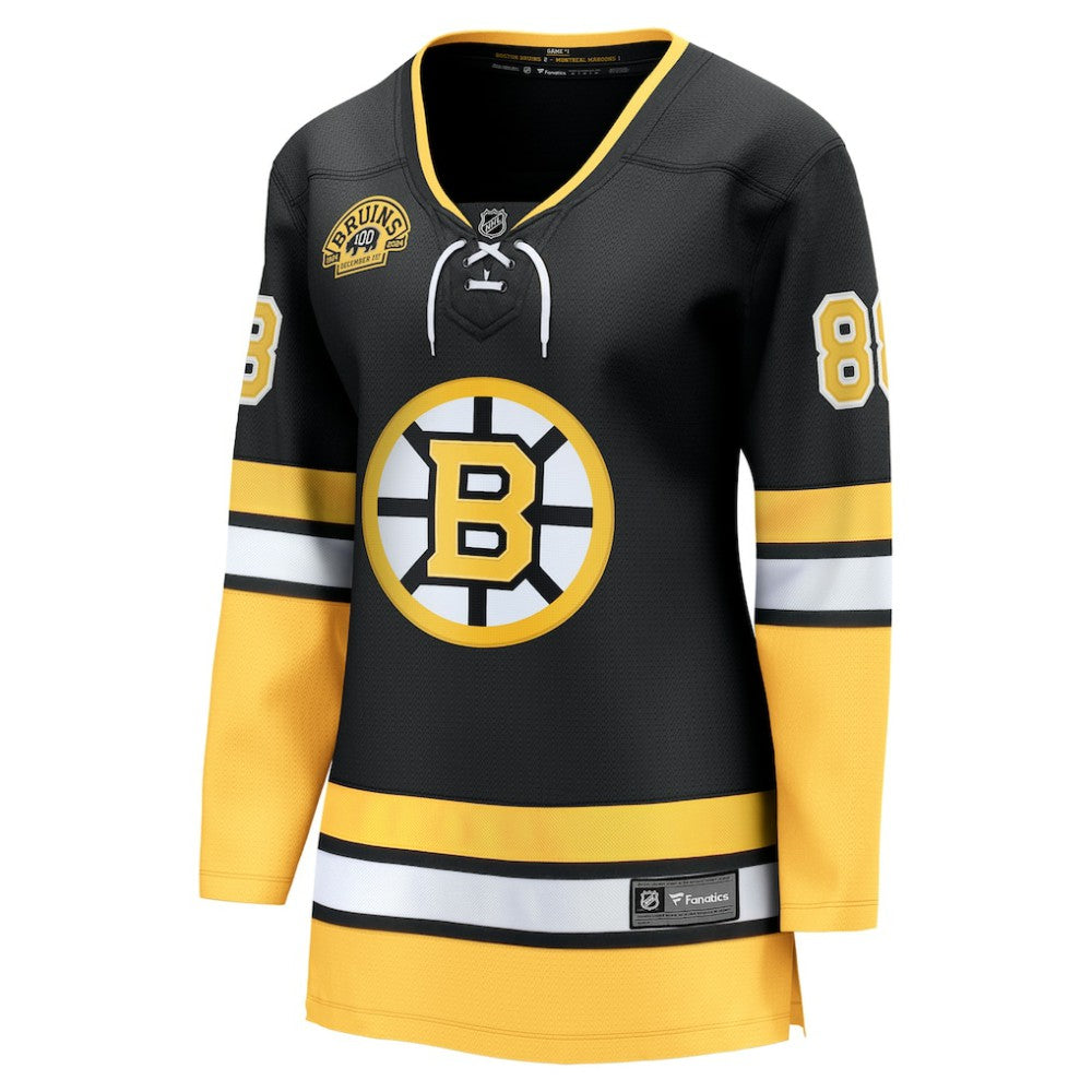 David Pastrnak Boston Bruins Fanatics Women's 100th Anniversary Breakaway Jersey -  NHL Jerseys