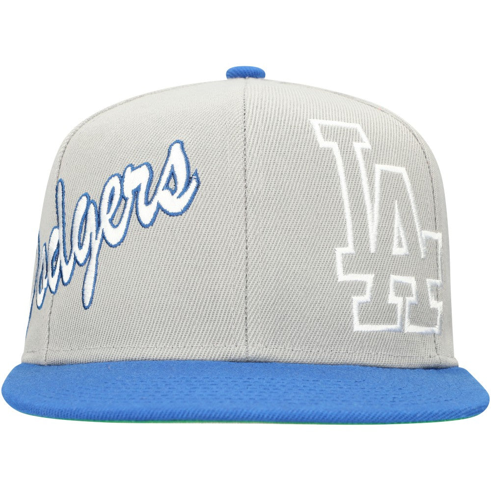 Los Angeles Dodgers Mitchell & Ness Knock Out Panel Snapback Hat - MLB Hats