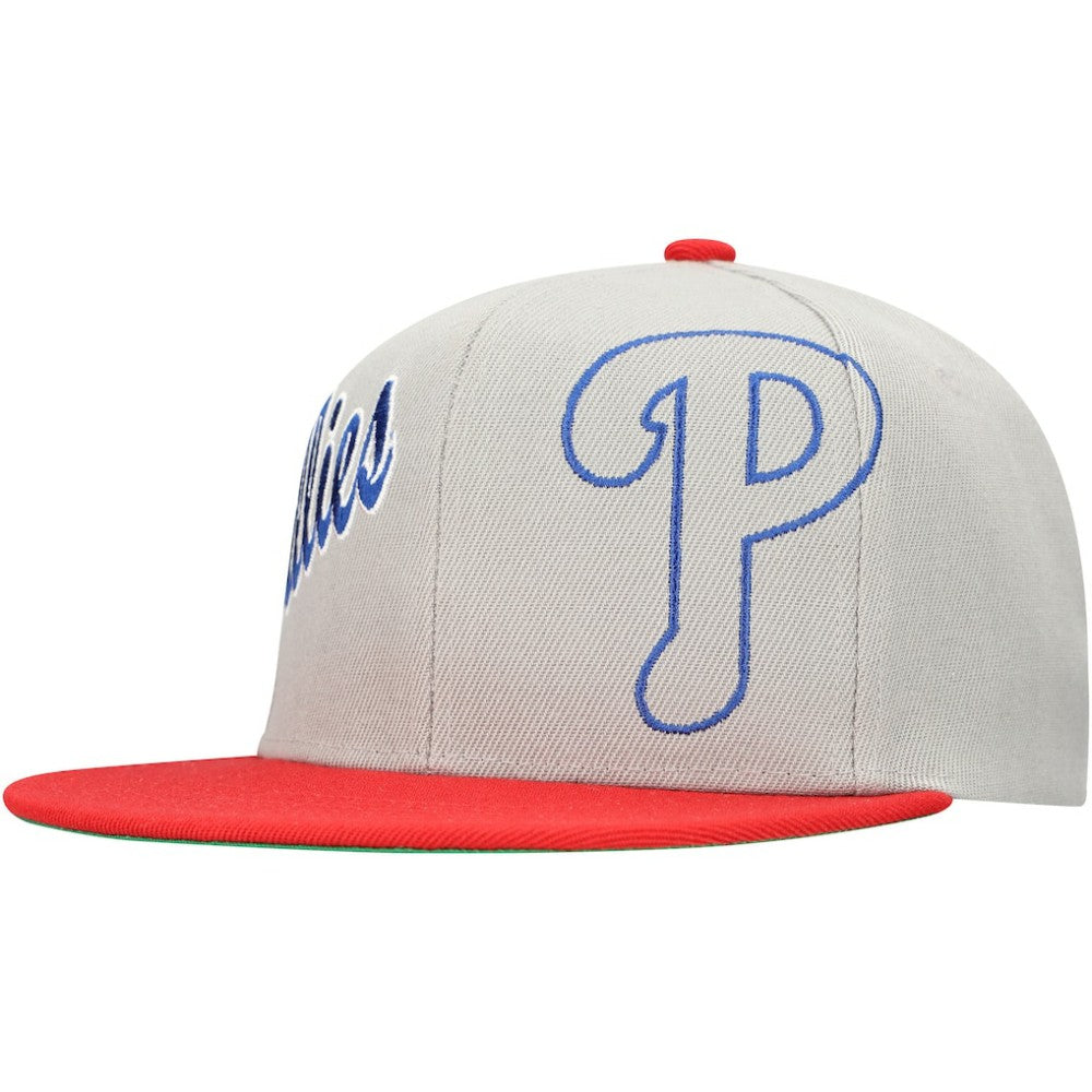 Philadelphia Phillies Mitchell & Ness Knock Out Panel Snapback Hat - MLB Hats