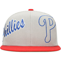Philadelphia Phillies Mitchell & Ness Knock Out Panel Snapback Hat - MLB Hats