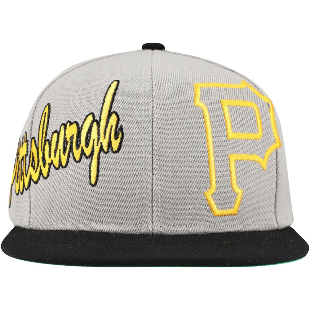 Pittsburgh Pirates Mitchell & Ness Knock Out Panel Snapback Hat - MLB Hats