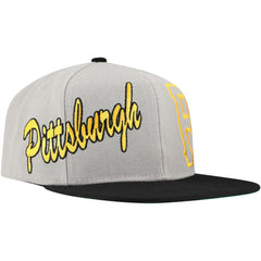 Pittsburgh Pirates Mitchell & Ness Knock Out Panel Snapback Hat - MLB Hats
