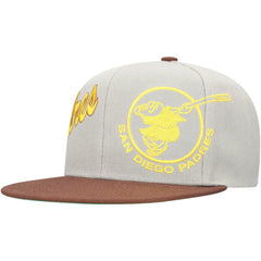 San Diego Padres Mitchell & Ness Knock Out Panel Snapback Hat - MLB Hats